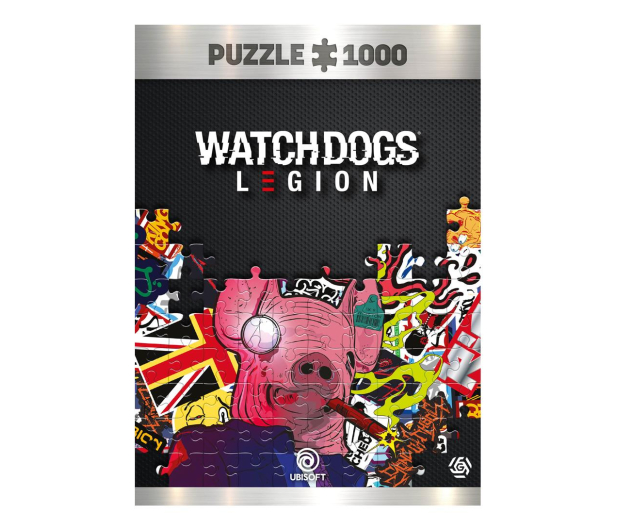 GOOD LOOT Watch Dogs Legion: Pig Mask Puzzle 1000 - 648535 - zdjęcie
